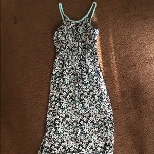 A flowered dress